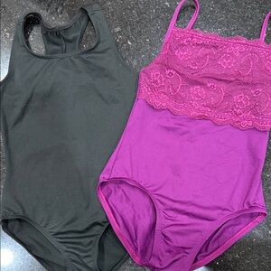Kids Dance Leotards Set of 2